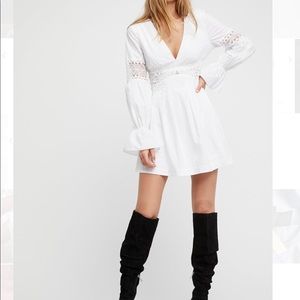 Free People Lindsey Mini Short Casual Dress